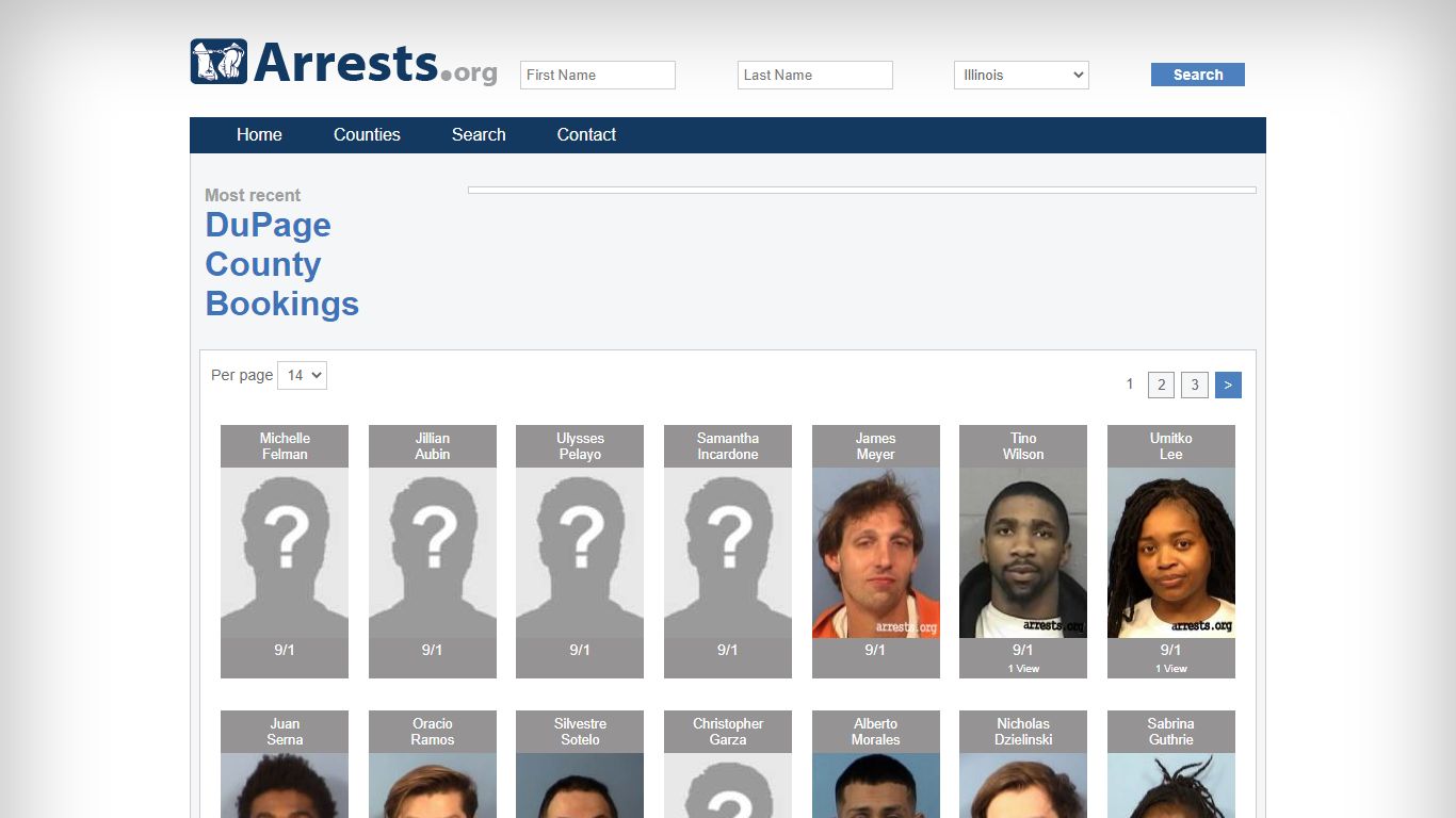 DuPage County Arrests and Inmate Search